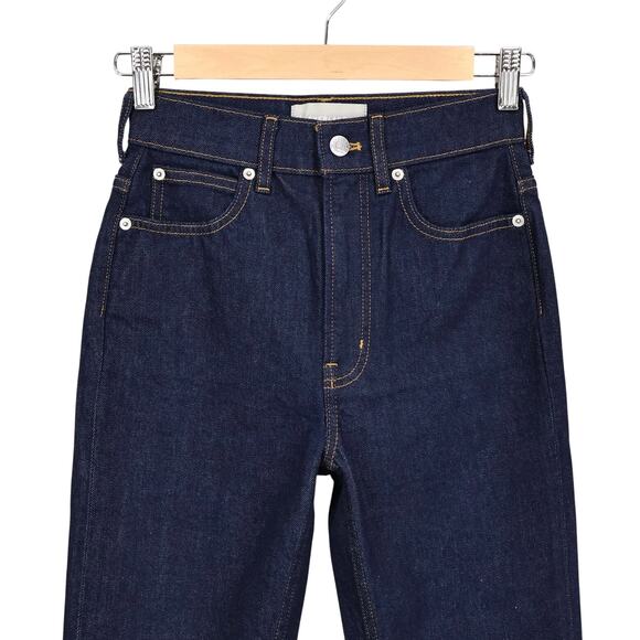 NWOT Everlane The Way-High Slim Jean In Dark Indigo Blue Size 24 Short - Picture 3 of 6